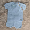 Completino prima nascita estivo azzurro 3 mesi - juliana