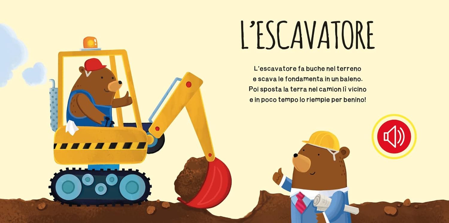 Libri sonori, i veicoli del cantiere - Sassi