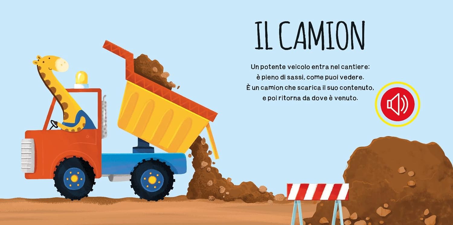 Libri sonori, i veicoli del cantiere - Sassi