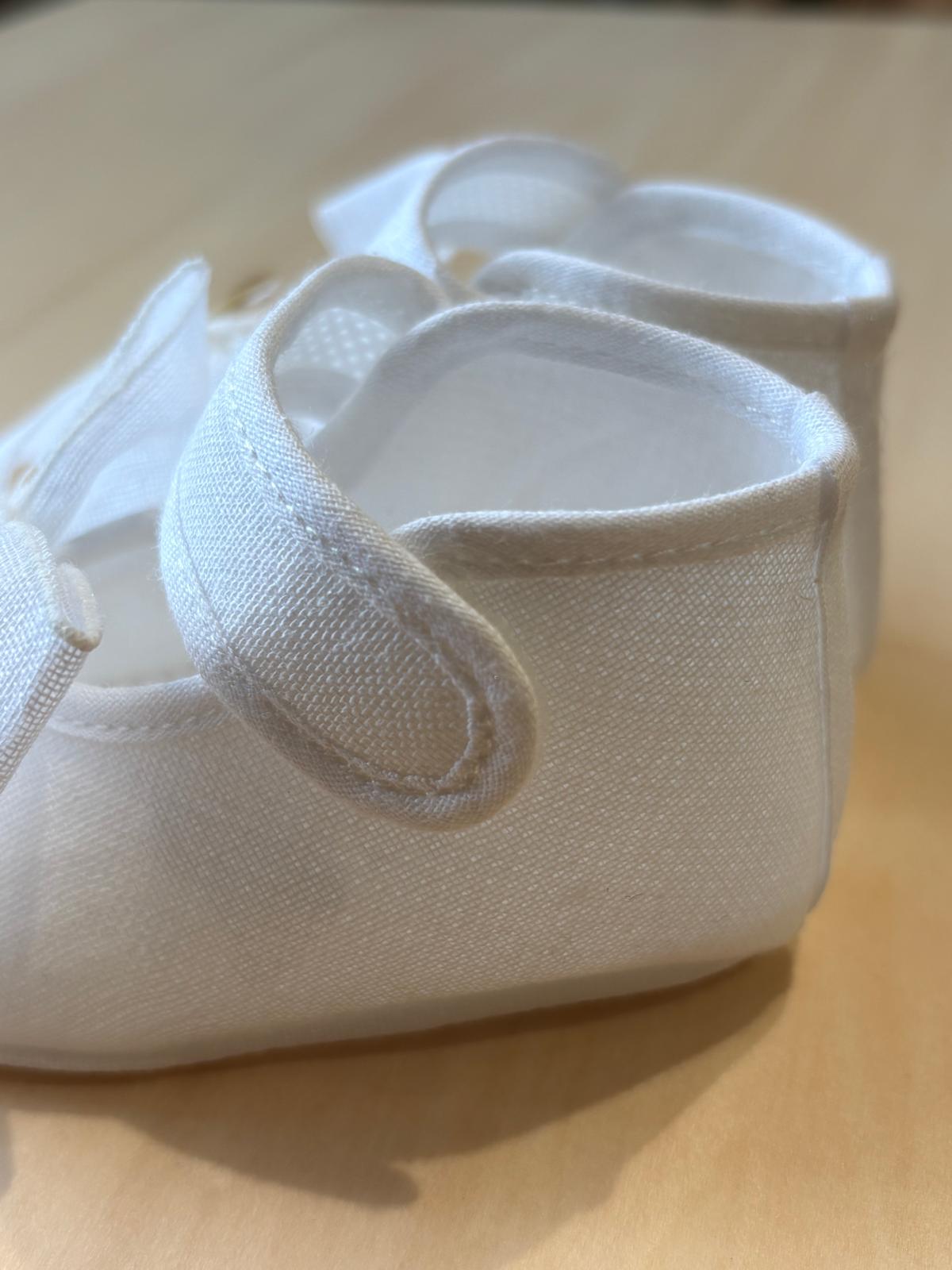 Ballerine Cerimonia Bianche con fiocco - Marlù