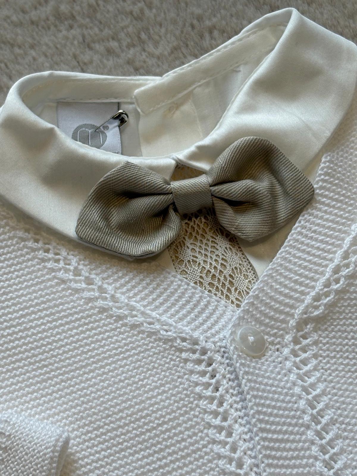 Completo Cerimonia Bianco e Sabbia - Marlù