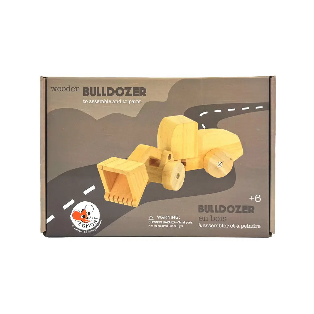 Bulldozer in legno fai da te - Egmont Toys