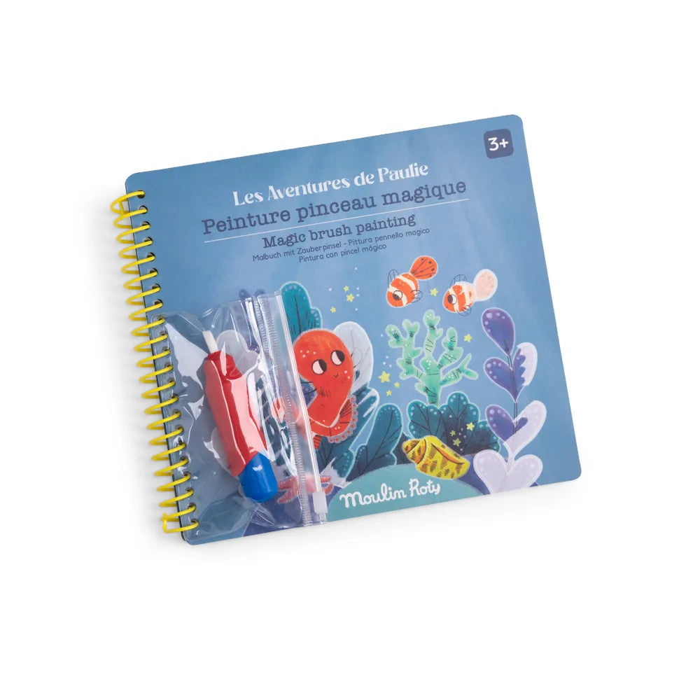 Libro Pittura con pennello magico - Moulin Roty