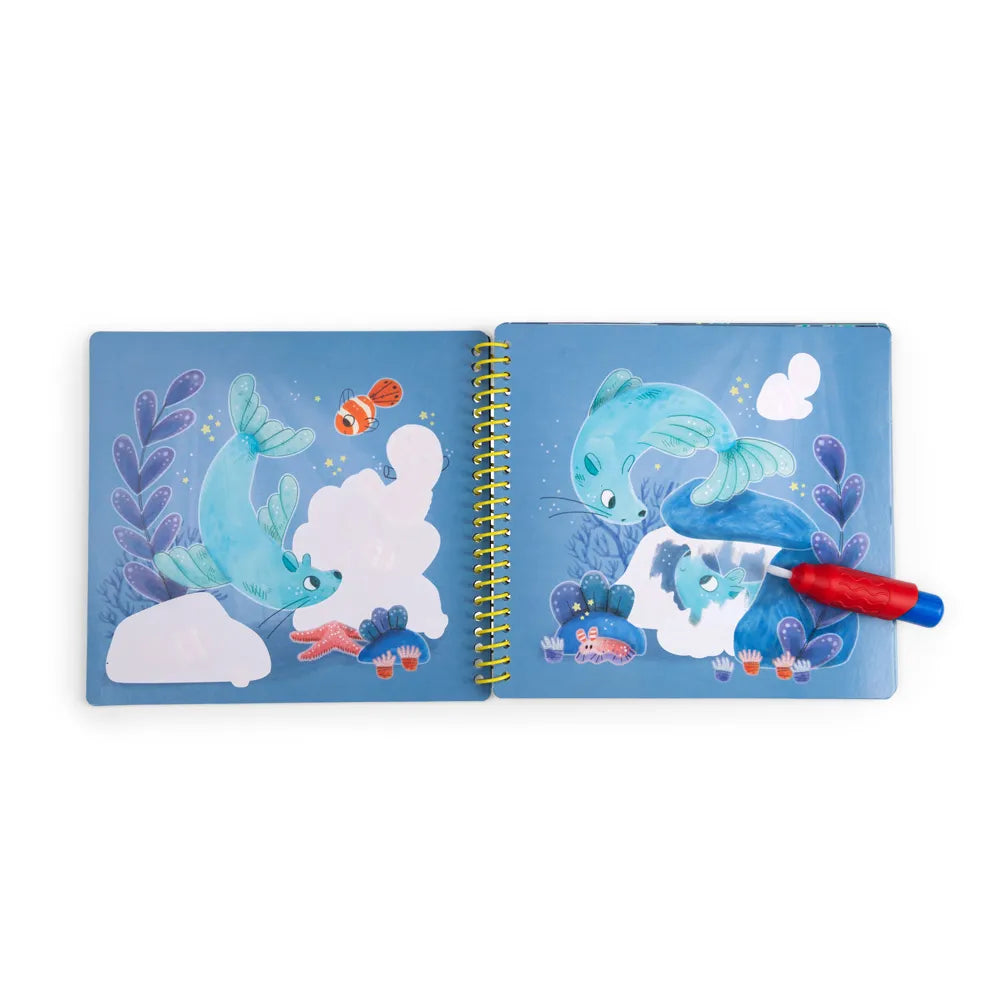 Libro Pittura con pennello magico - Moulin Roty