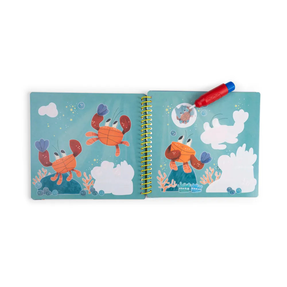 Libro Pittura con pennello magico - Moulin Roty