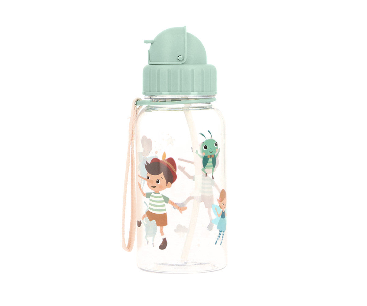 Borraccia Plastica Pinocchio Boy 500ml Personalizzabile - Tutete