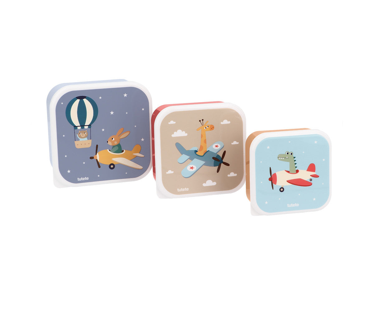 Set 3 Snack Box Planes - Tutete