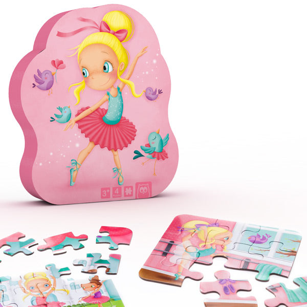 Puzzle evolutivo Ballerina 4 in 1 - Eurekakids