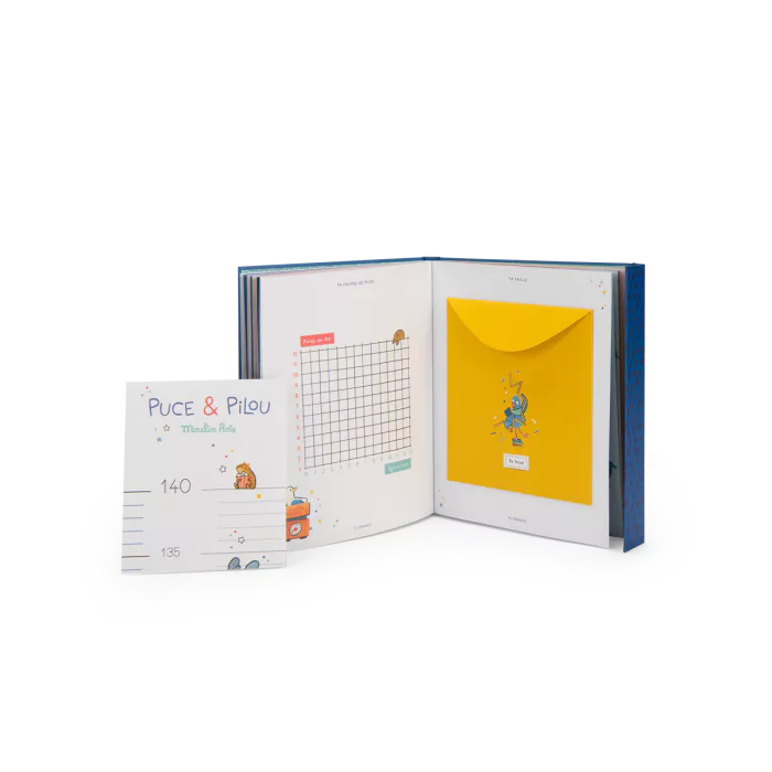 Libro nascita Puce&Pilou - Moulin Roty