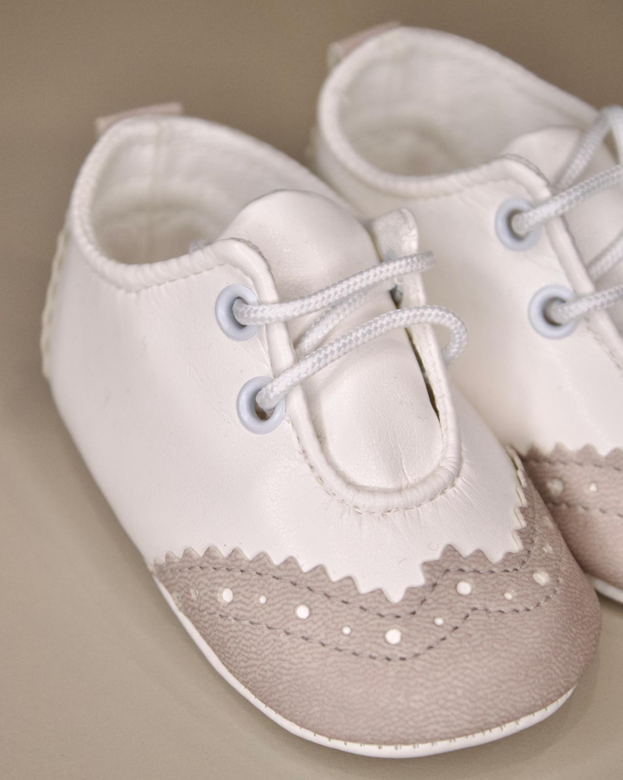 Scarpette Bianche con lacci - Marlù