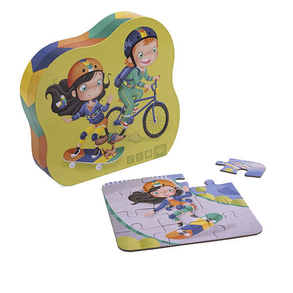 Puzzle Evolutivo Riders 4 in 1 - Eurekakids