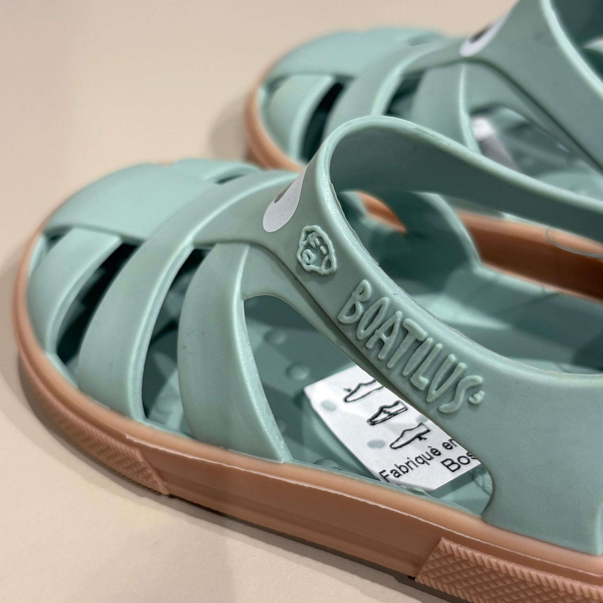 Sandali Forest Bioty Pastel Green - Boatilus