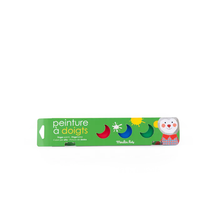 6 piccoli vasetti di pittura a dita - Moulin Roty