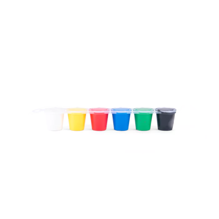 6 piccoli vasetti di pittura a dita - Moulin Roty