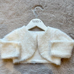 Coprispalle effetto pelliccia bianco - Ninnaoh