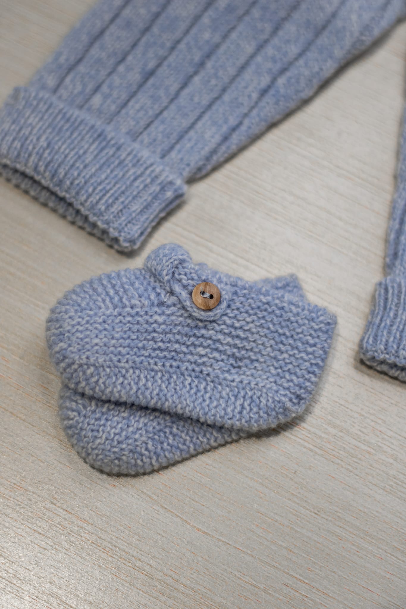 Completo con scarpine azzurro - wedoble