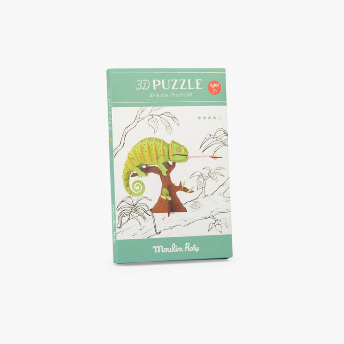 Puzzle 3D del camaleonte - Moulin Roty