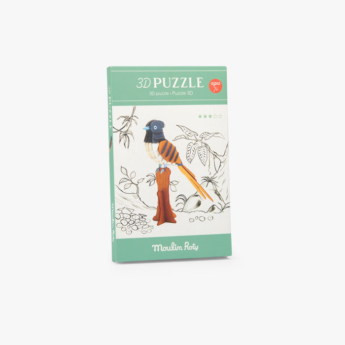 Puzzle 3D del pigliamosche del paradiso - Moulin Roty
