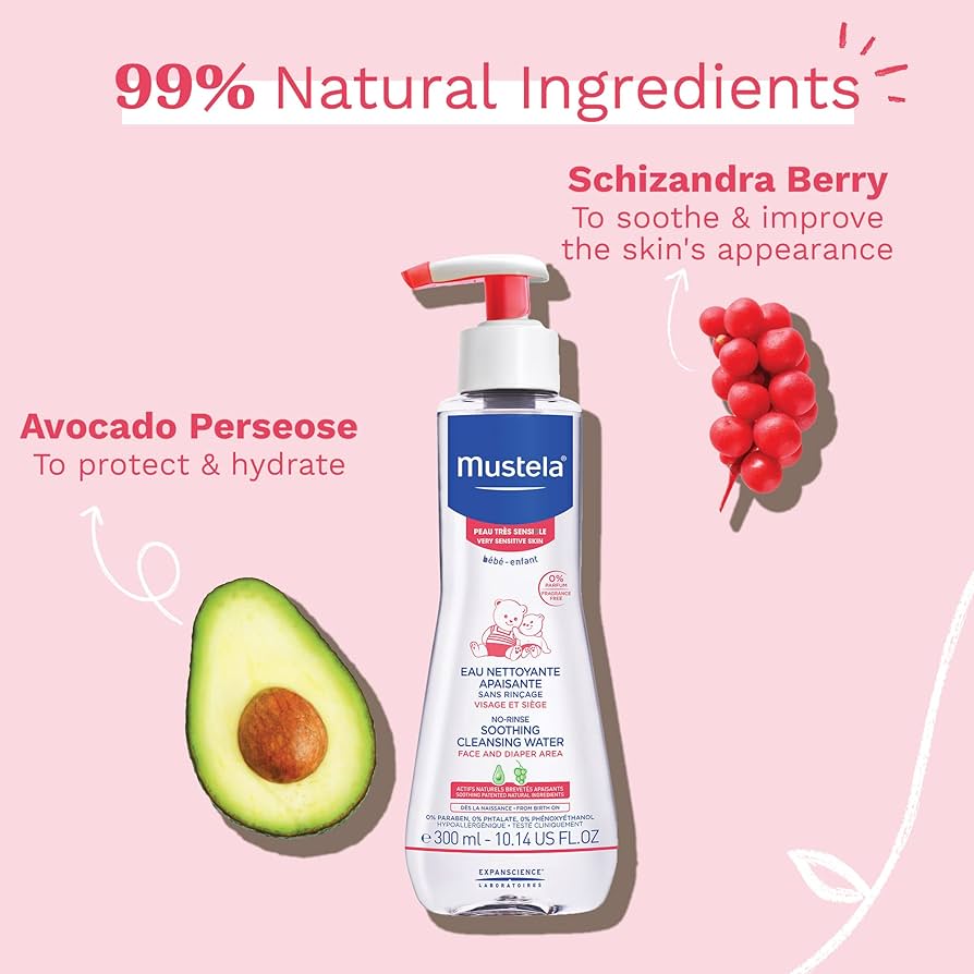 Fluido detergente lenitivo senza risciacquo - Mustela