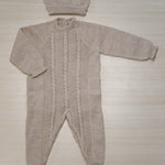 Tutina con cappellino beige - wedoble