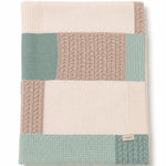 Coperta in Pura Lana Lichene/Cammello - Marlù
