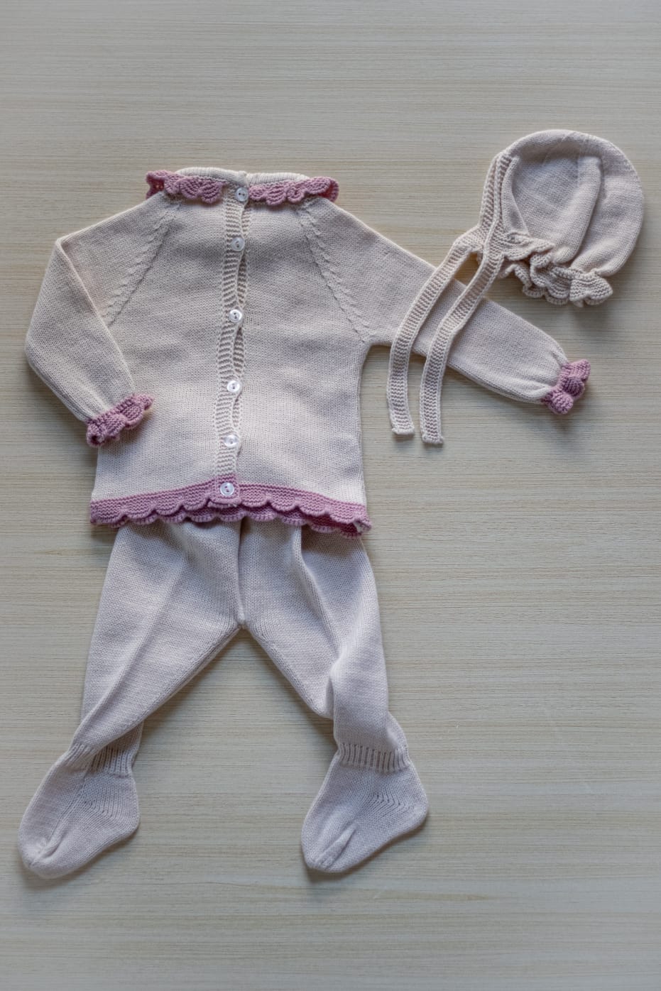 Completo 3 pezzi crema - Juliana