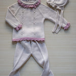 Completo 3 pezzi crema - Juliana