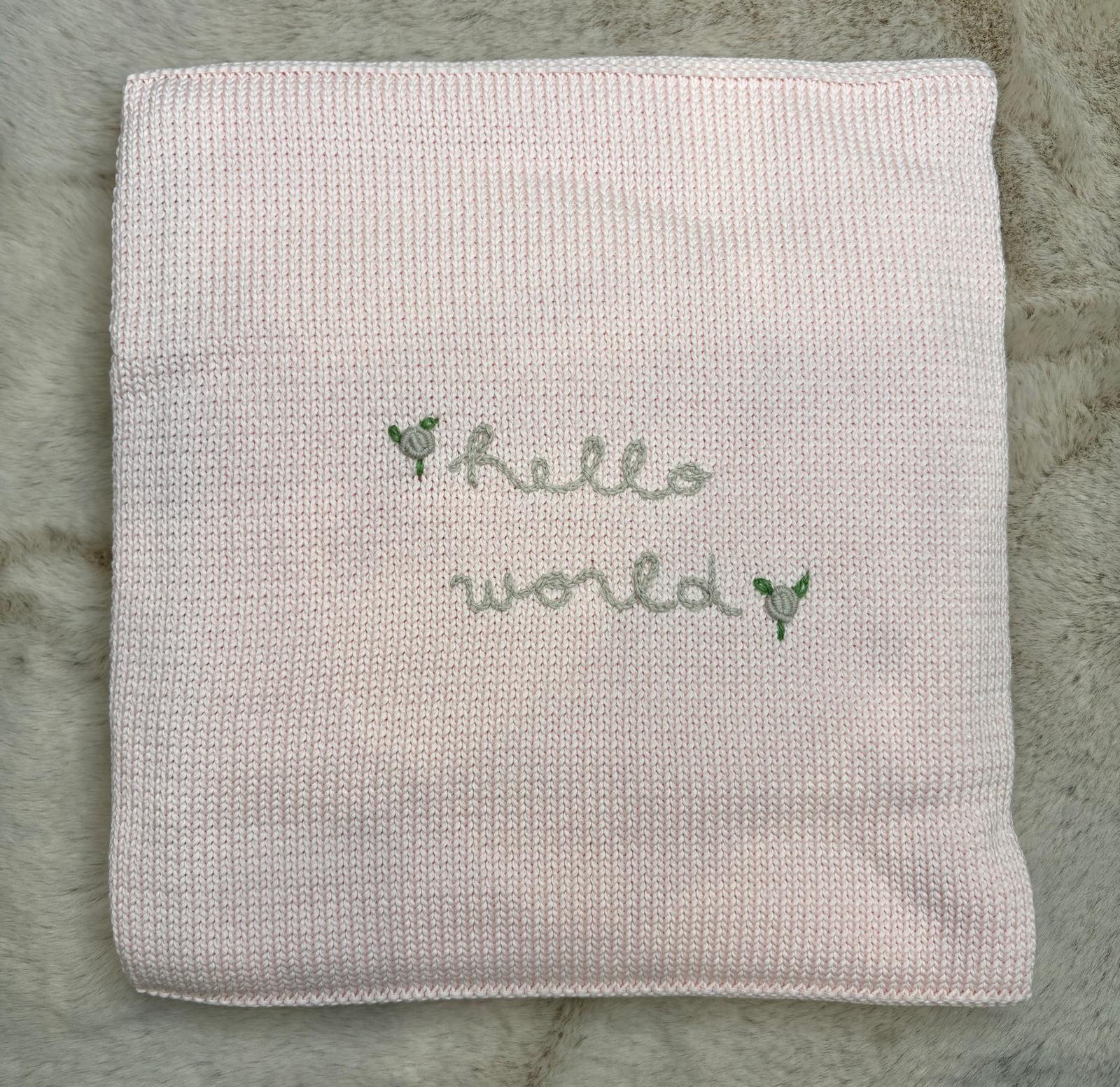 Copertina "Hello World" Rosa - Bebè di Almy