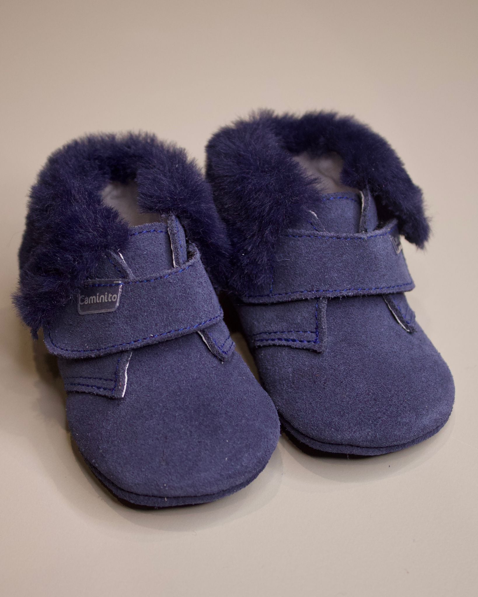 Scarpette Camoscio Blu - Caminito