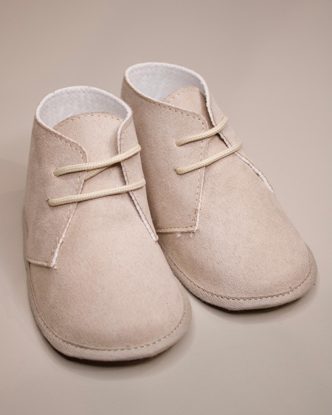 Scarpette in Camoscio Beige - Ninnaoh