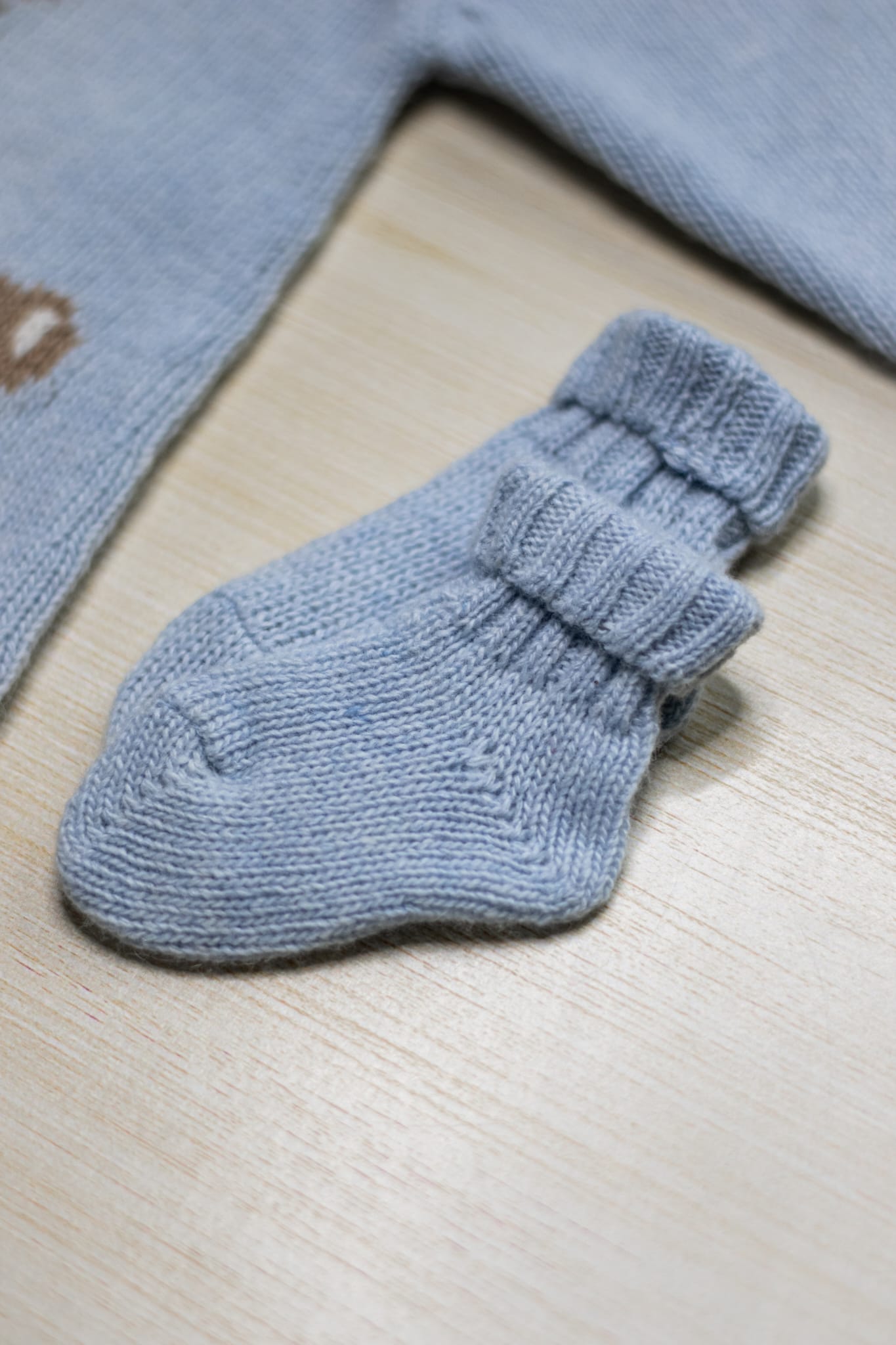 Completo Azzurro Prima Nascita 3 Pezzi - Jo Milano