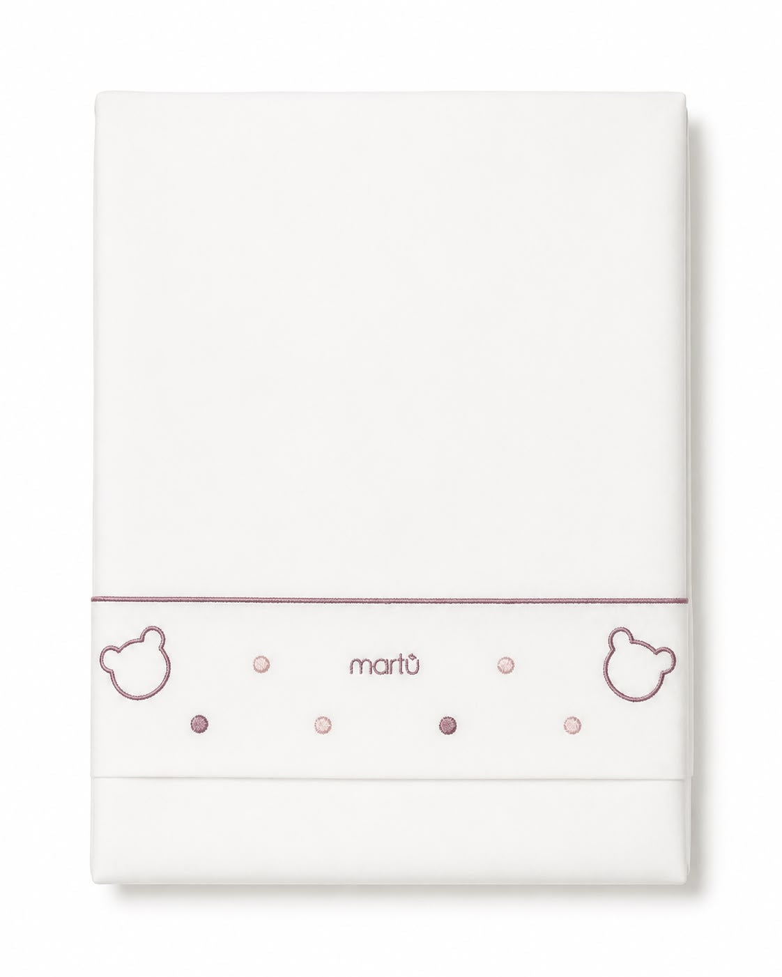 Set Lenzuola Marsala Orsetto Pois - Marlù