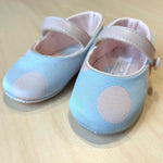 Ballerine Cerimonia a pois azzurre e rosa - Marlù