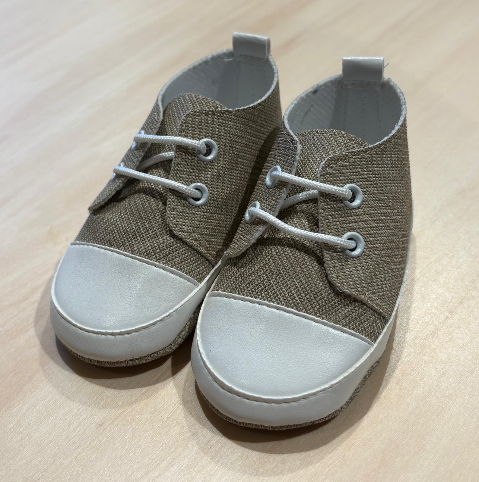 Scarpette Cerimonia Beige e Bianco - Marlù