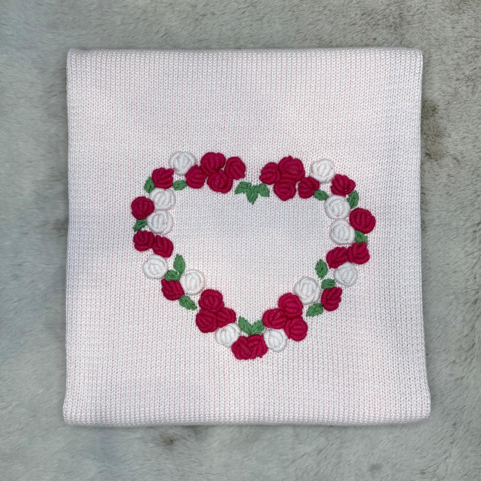 Copertina con roselline - Bebè di Almy