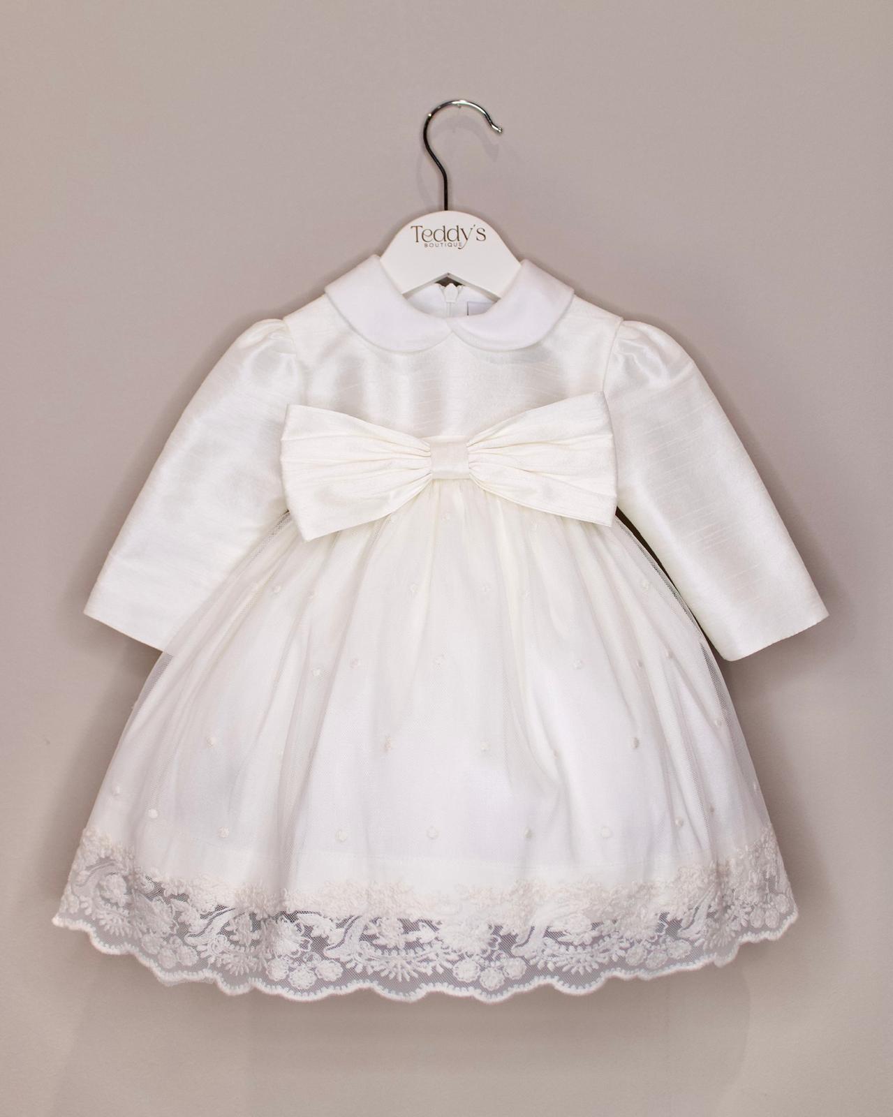 Vestitino Cerimonia in Pizzo e Maxi Fiocco - Marlù