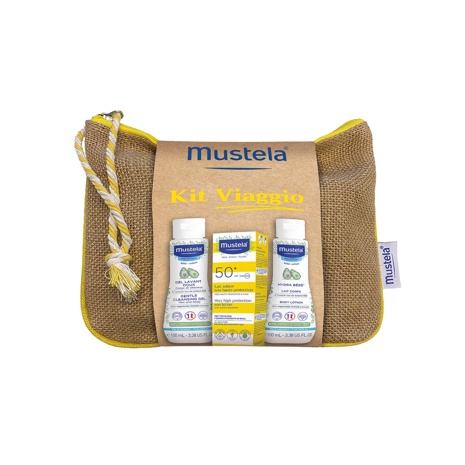 Kit viaggio estate con protezione solare - Mustela