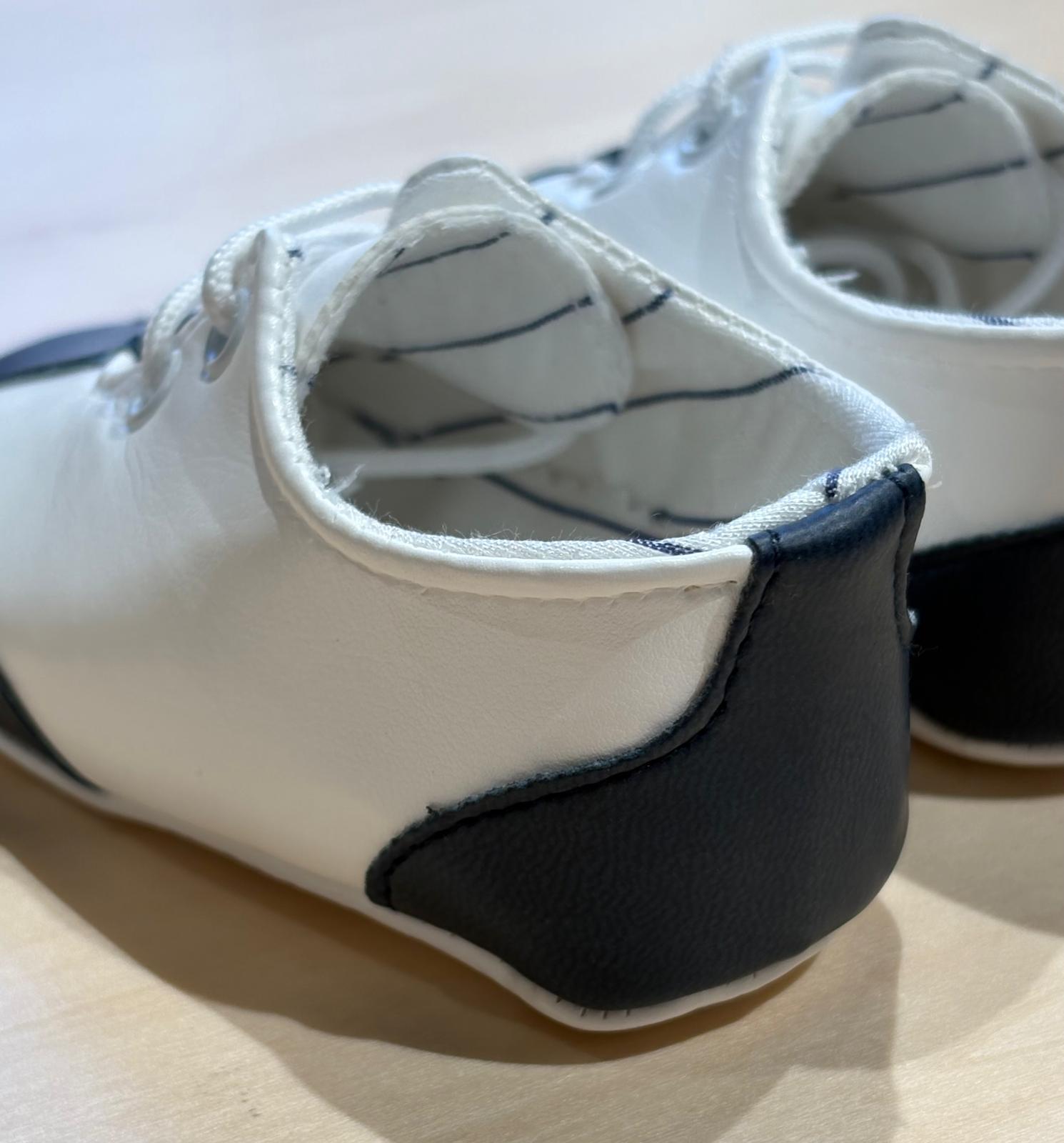 Scarpette Cerimonia Blu e Bianche - Marlù