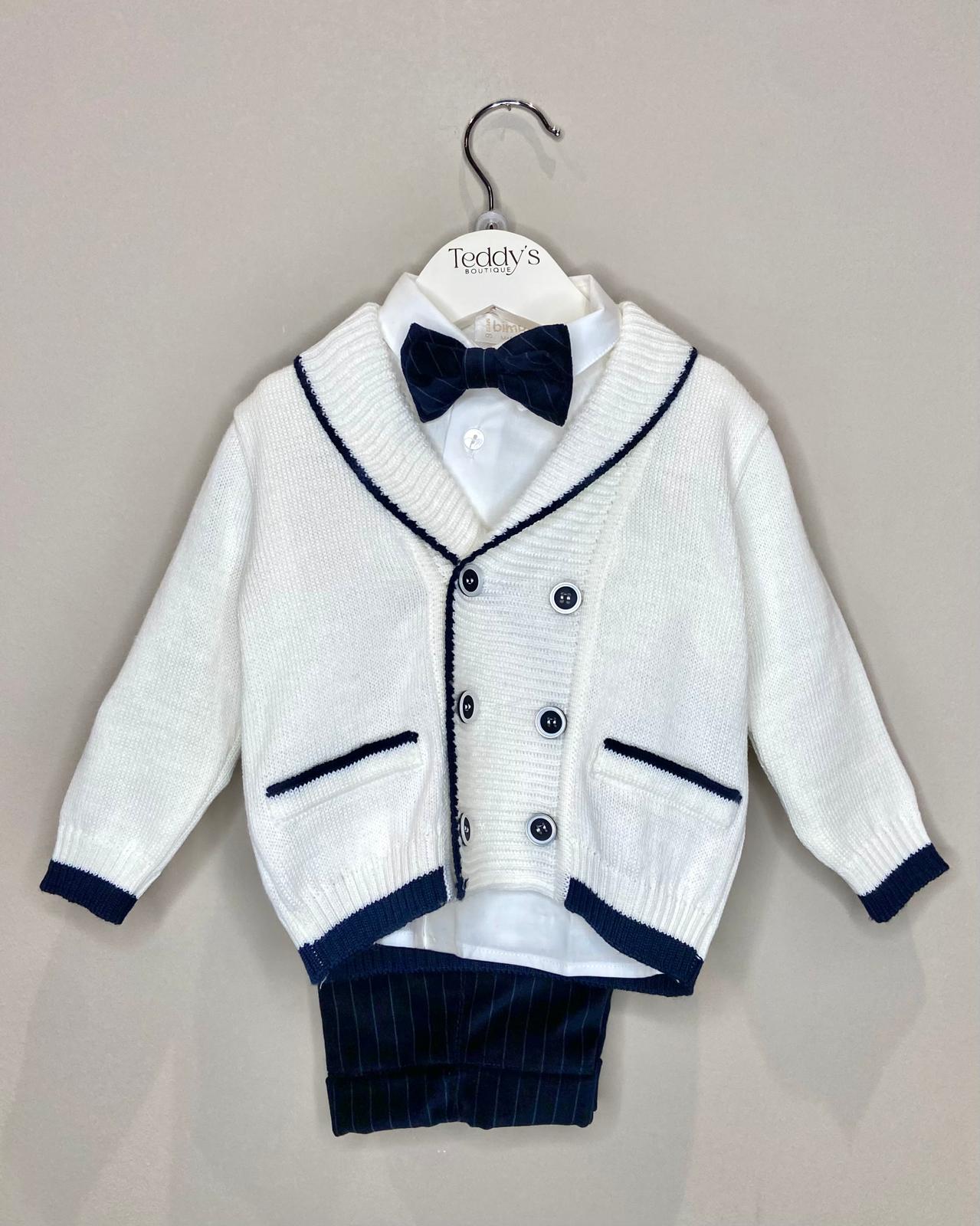 Completo da Cerimonia 4 Pezzi Blu - Bimbalò