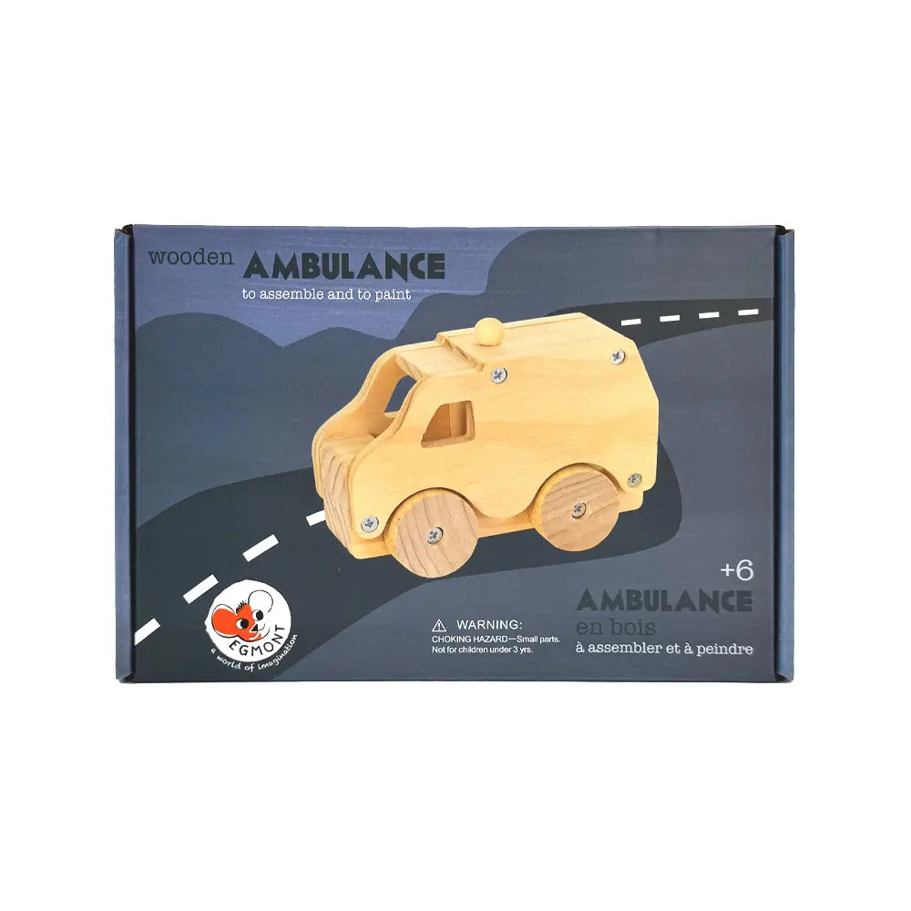 Ambulanza in legno fai da te - Egmont Toys