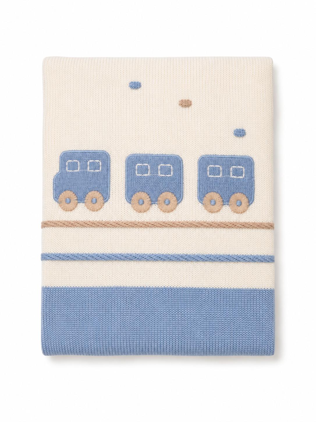 Coperta in Pura Lana Trenino - Marlù