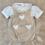 Pagliaccetto Salopette Beige - Marlù
