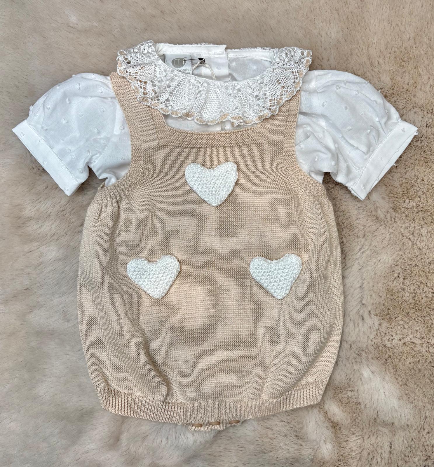 Pagliaccetto Salopette Beige - Marlù