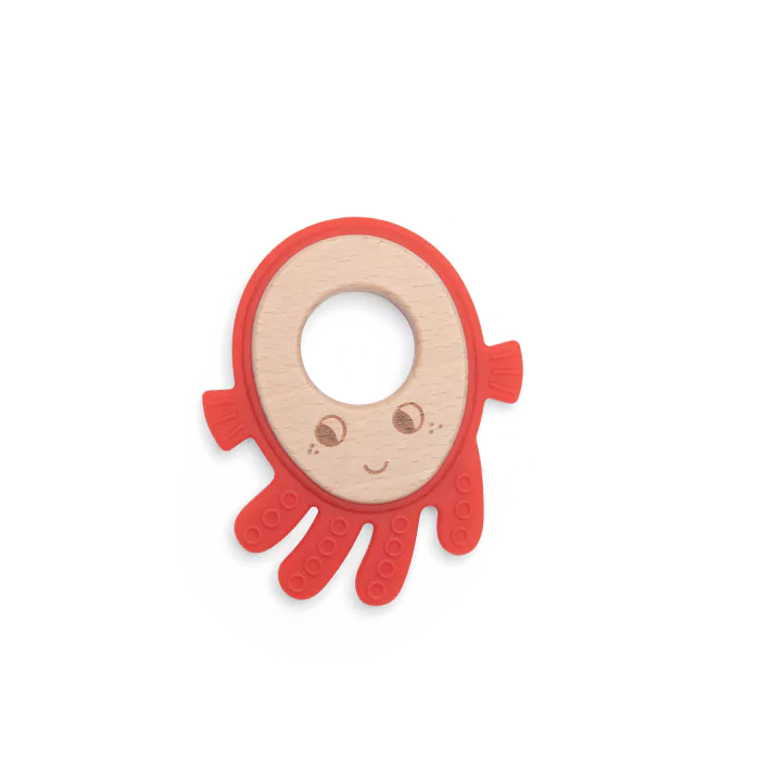 Anello da dentizione in legno e silicone vari modelli - Moulin Roty