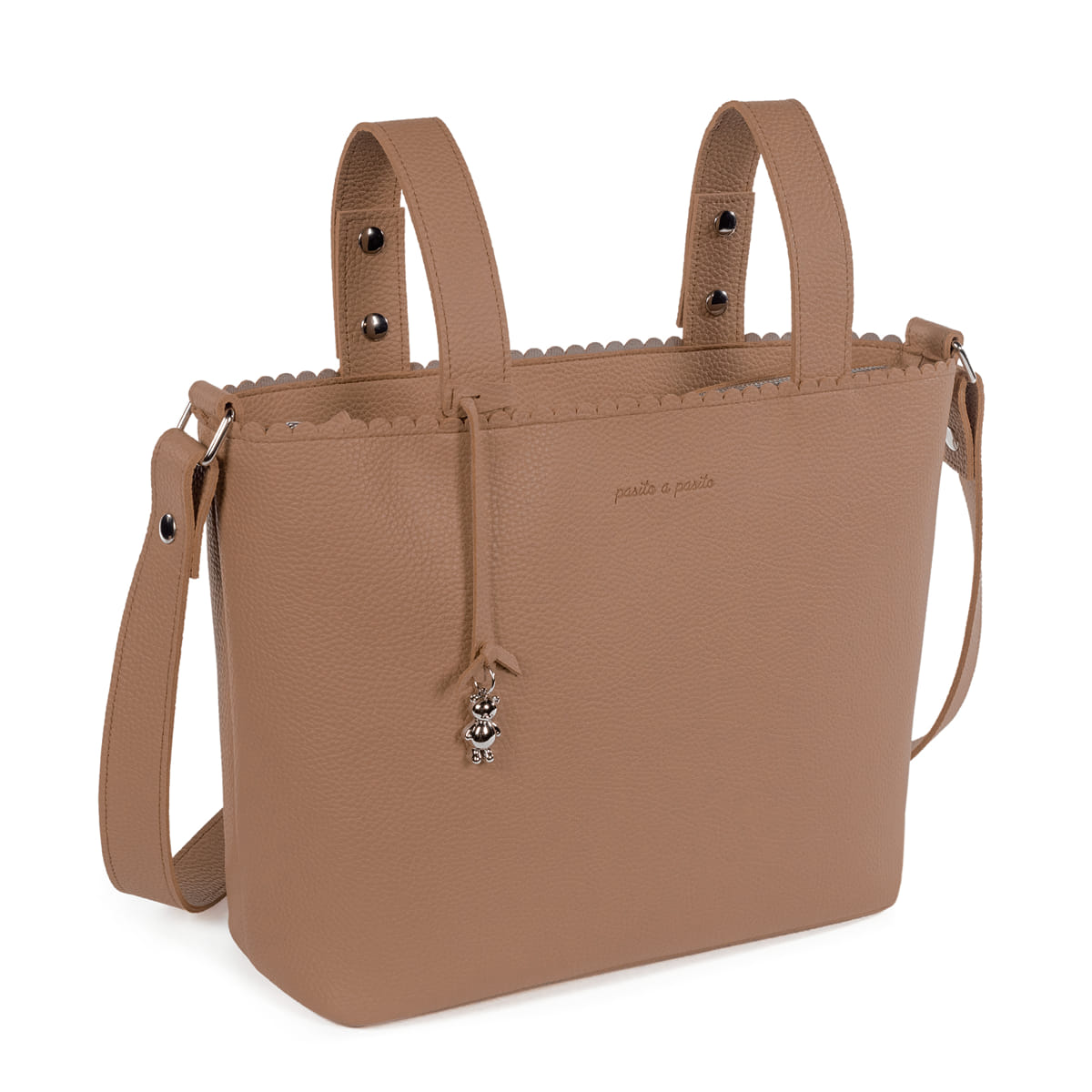 BORSA nascita CROSSBODY ICON caramello - Pasito a pasito