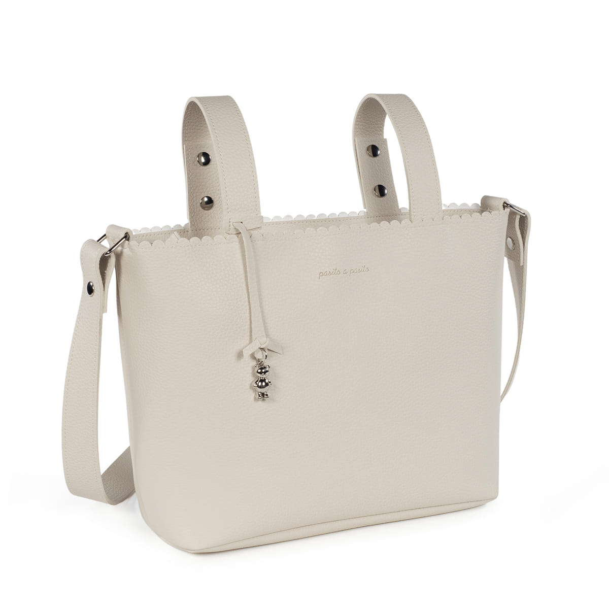 BORSA nascita CROSSBODY ICON crema - Pasito a pasito