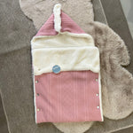 Baby sacco rosa in misto lana - Juliana