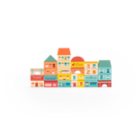 Blocchi da costruzione del villaggio 34 pezzi - Moulin Roty