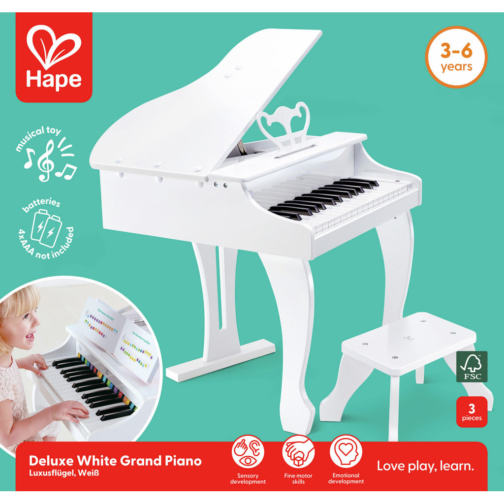 Pianoforte elettronico bianco - Hape