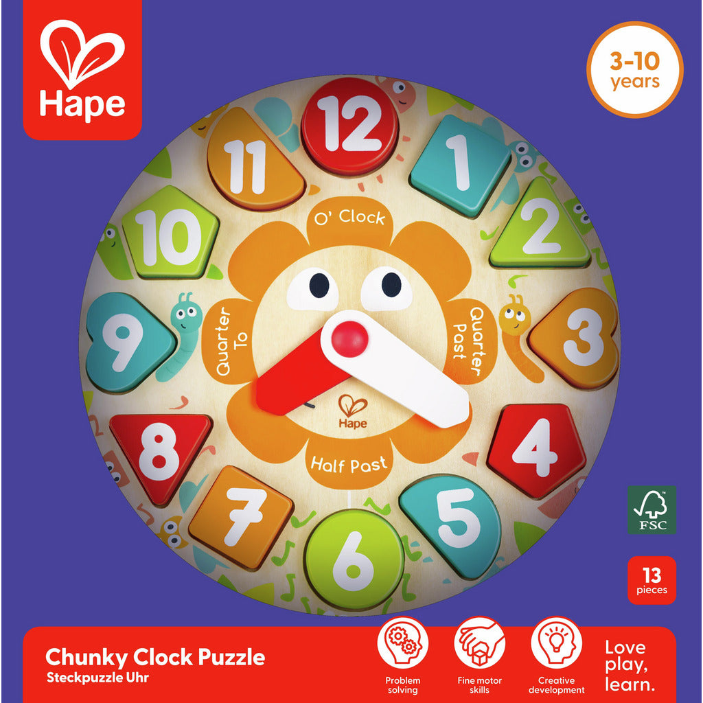 Puzzle dell'Orologio - Hape